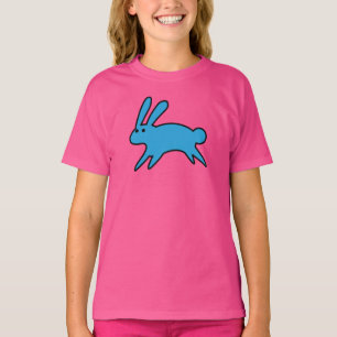 T-shirt petit lapin bleu