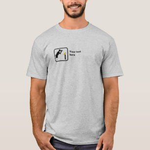 T-shirt Petit logo Birder / Bird Watcher — Personnalisable
