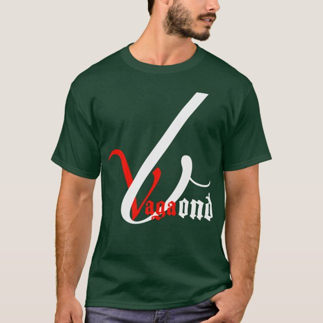 T-shirt Petit logo de vagabond (Devant)