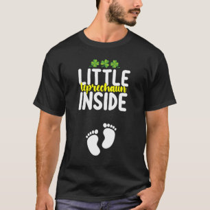 T-shirt Petit Lutin à l'Intérieur de la Grossesse Maman En