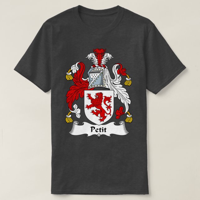 T-shirt Petit manteau d'armoiries Famille Crest (Design devant)