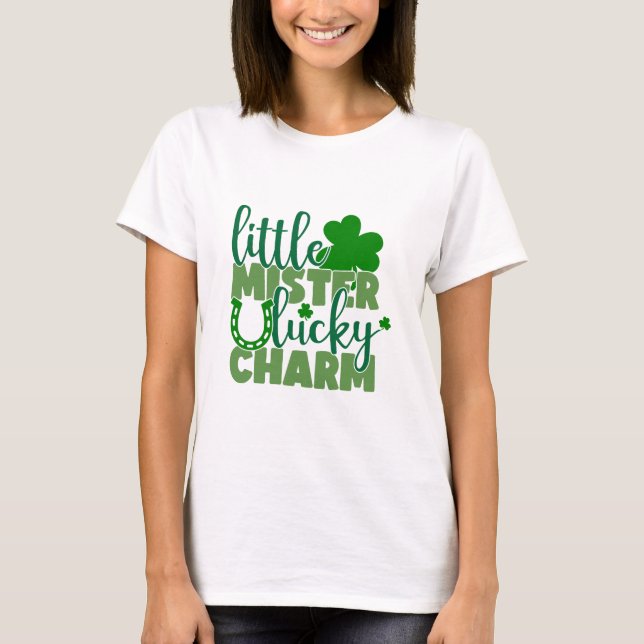 T-shirt Petit Mister Lucky Charme (Devant)