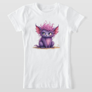 T-Shirt Petit Monstre mignon et rose