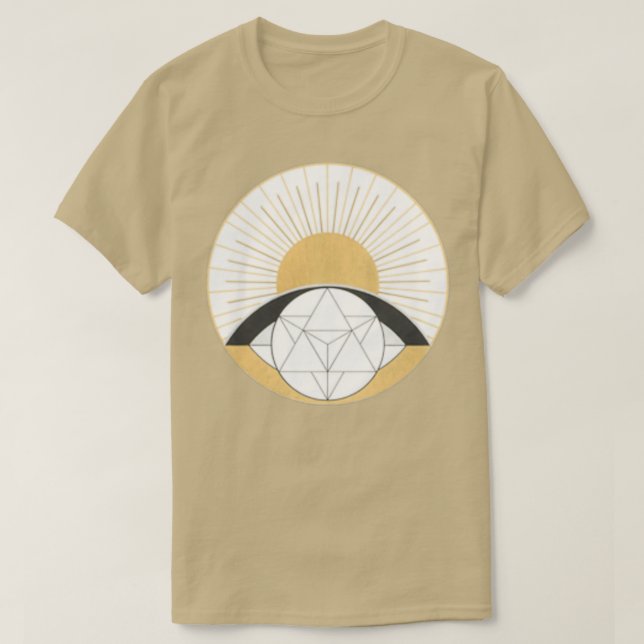 T-shirt Petit motif Sun et Merkabah (Design devant)