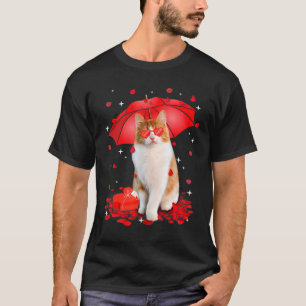 T-shirt Petit Munchkin Chien Valentine Parapluie Coeur Kit