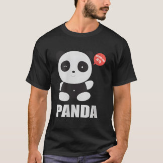 T-shirt Petit panda ne dit jamais non au panda