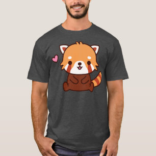 T-shirt Petit Panda rouge mignon