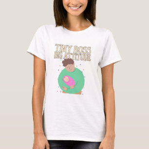 T-shirt Petit Patron, Grande Attitude Incroyable Parentali