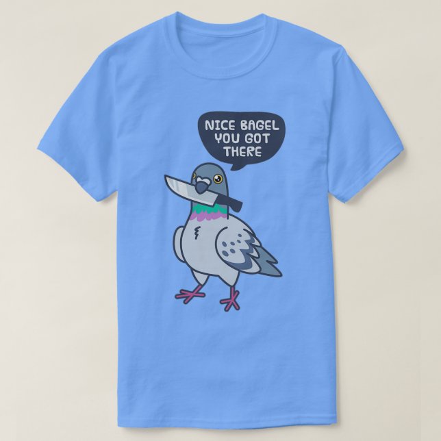 T-shirt Petit Pigeon Avec Couteau (Design devant)
