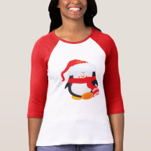 Petit pingouin de Noël mignon