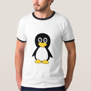 T-shirt Petit pingouin noir mignon