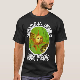 T-shirt Petit Poisson Gros Bassin Bébé Poisson Rouge Desig