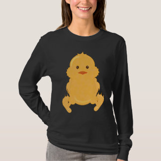 T-shirt Petit poussin jaune