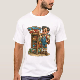 T-shirt Petit professeur humain drôle éducateur graphique