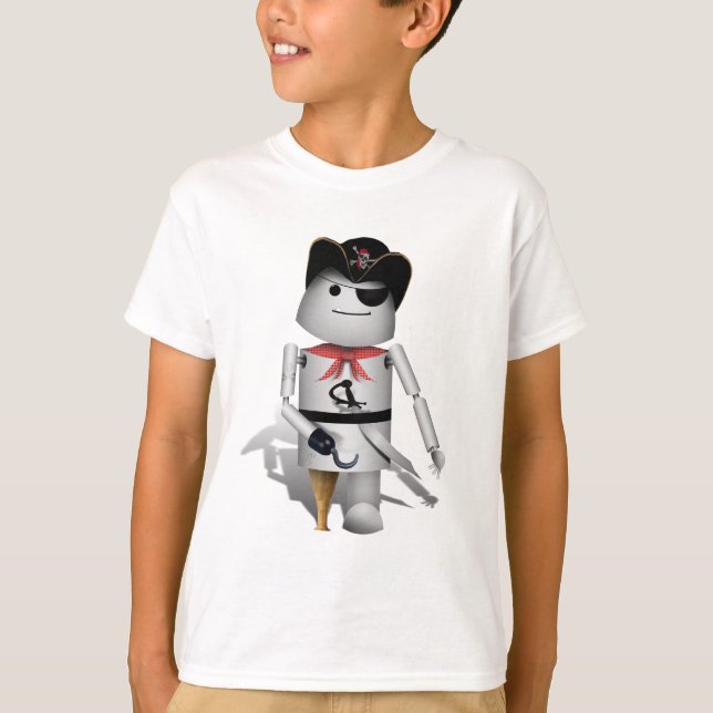 T-shirt Petit Robo-x9 Pirate (Devant)