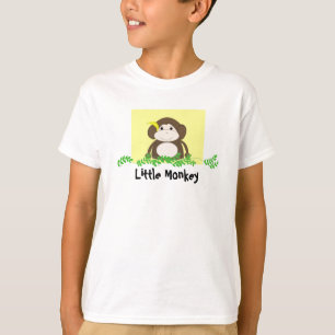 T-shirt Petit singe avec des vignes