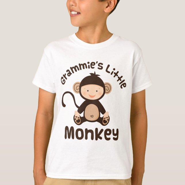 T-shirt Petit singe de Grammies (Devant)