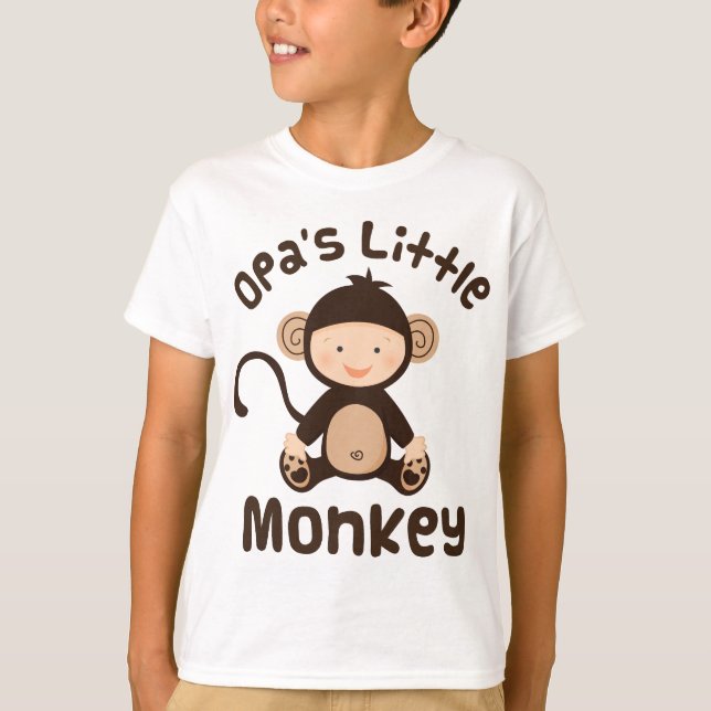 T-shirt Petit singe d'Opas (Devant)