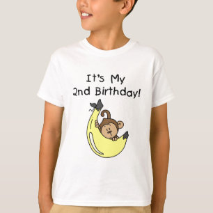 T-shirt Petit singe sur Banana 2e anniversaire