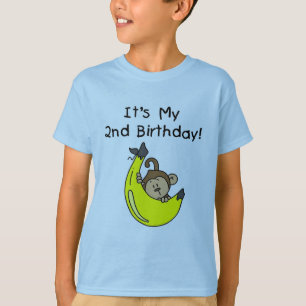T-shirt Petit singe sur Banana 2e anniversaire