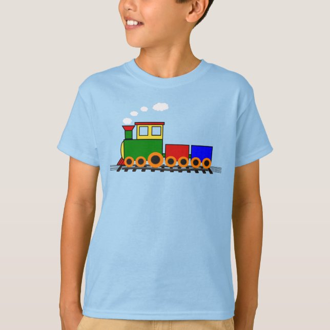 T-shirt Petit Tee - shirt de train pour enfants (Devant)