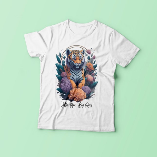 T-Shirt Petit Tigre, Gros Tir (Créateur téléchargé)