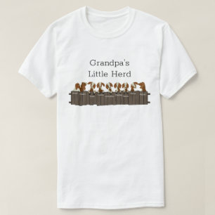 T-shirt Petit troupeau de chèvres Grandpas 9 chèvres