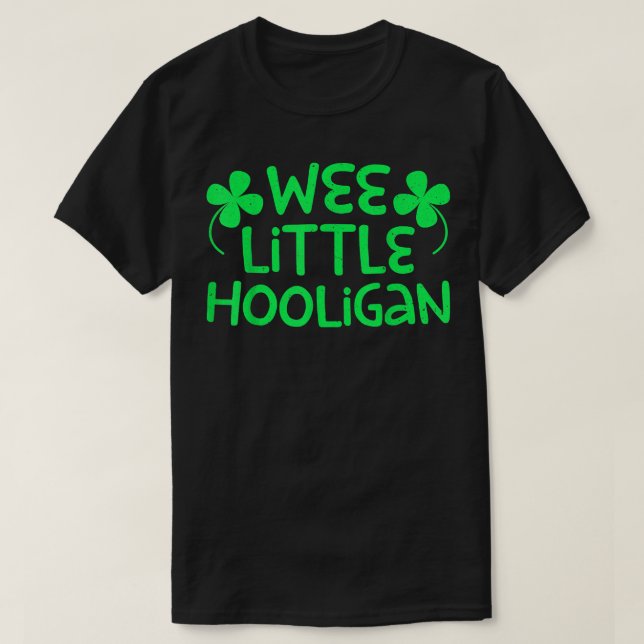 T-shirt Petit voyou de la Saint-Patrick (Design devant)
