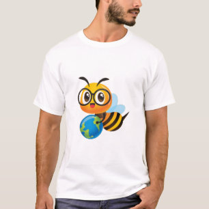 T-shirt Petite abeille occupée : Jolie abeille au miel