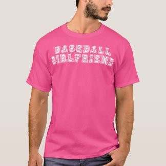T-shirt Petite amie de baseball