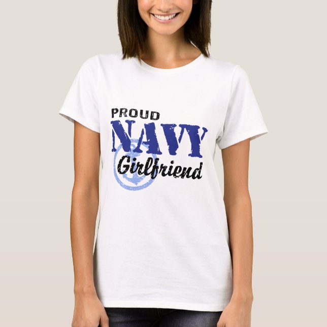 T-shirt Petite amie de la Marine (Devant)