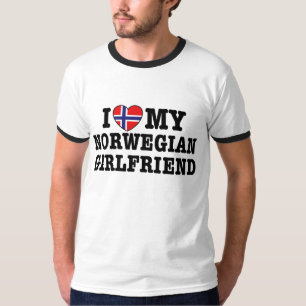 T-shirt Petite amie norvégienne
