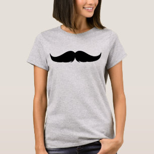 T-shirt Petite barre de poignées personnalisable Moustache