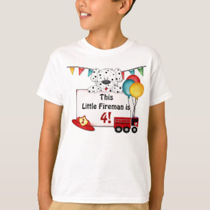 T-shirt Petite Dalmation pompière - Personnaliser
