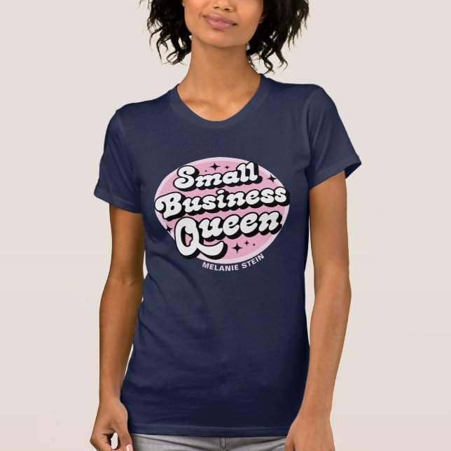 T-shirt Petite entreprise Reine (Devant)