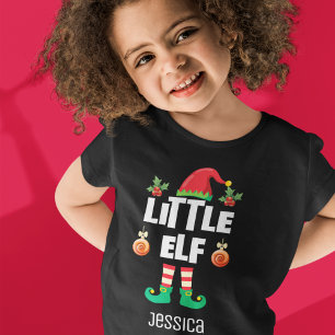 T-shirt Petite famille elfe correspondant nom de la tenue