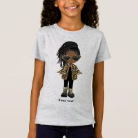 Petite fille africaine américaine