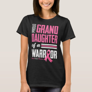 T-shirt Petite-Fille D'Un Guerrier Sensibilisation Au Canc