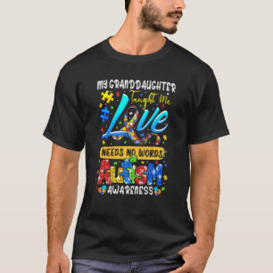 T-shirt Petite-fille M'a Appris L'amour N'a Besoin D'aucun