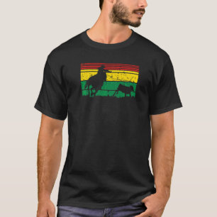 T-shirt Petite-fille Roping Africain-Américaine Rodeo Ca