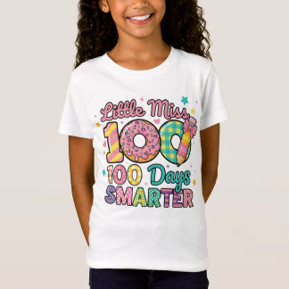 T-Shirt Petite Mademoiselle 100 Jours Plus Intelligente 