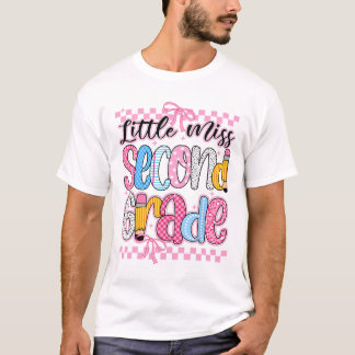 T-shirt Petite Mademoiselle 2e année Ck Pour l'école Fille