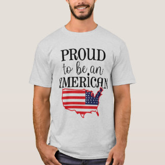 T-shirt Petite Mademoiselle Indépendante 4 juillet Étoiles