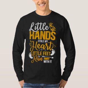 T-shirt Petite Main Volée Mon Coeur Petits Pieds Ran Loin