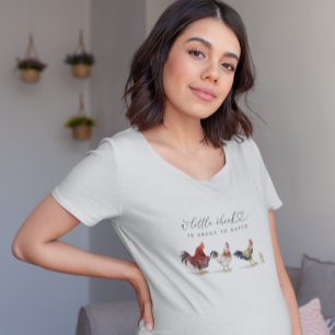 T-shirt Petite Maman En Chick À Être