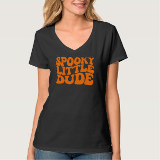 T-shirt Petite Mec Éffrayante, Femmes d'Halloween