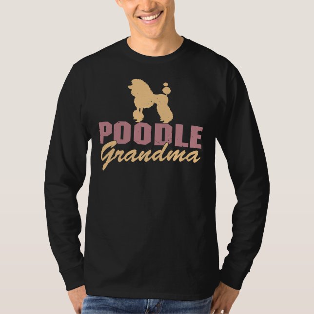 T-shirt Petite-mère de caniche (Devant)