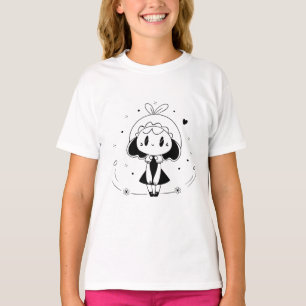 T-shirt Petite mignonne fille Anime