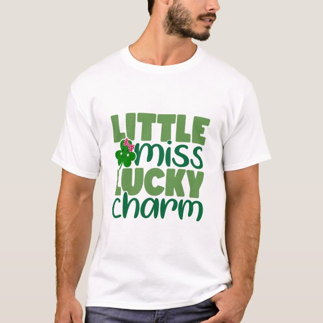 T-shirt Petite Miss Lucky Charme (Devant)