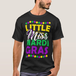T-shirt Petite Miss Mardi Gras Vêtements de carnaval pour